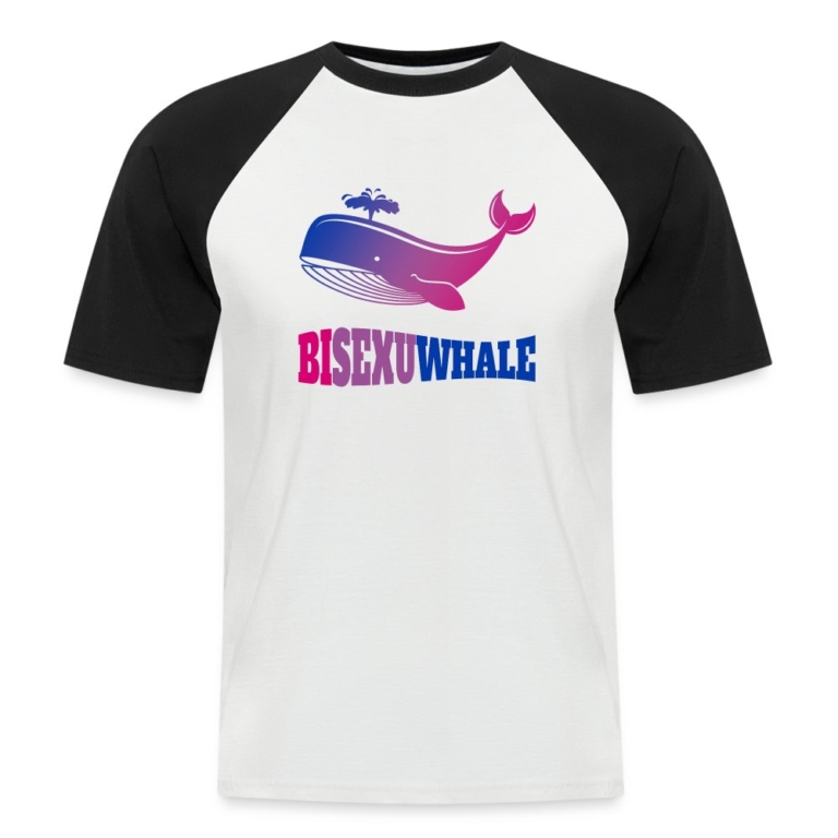 bisexuwhale-maenner-baseball-t-shirt-weiss-schwarz