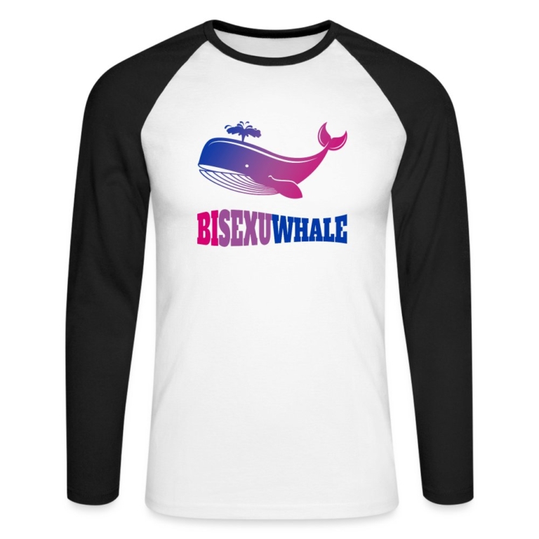 bisexuwhale-maenner-baseballshirt-langarm-weiss-schwarz