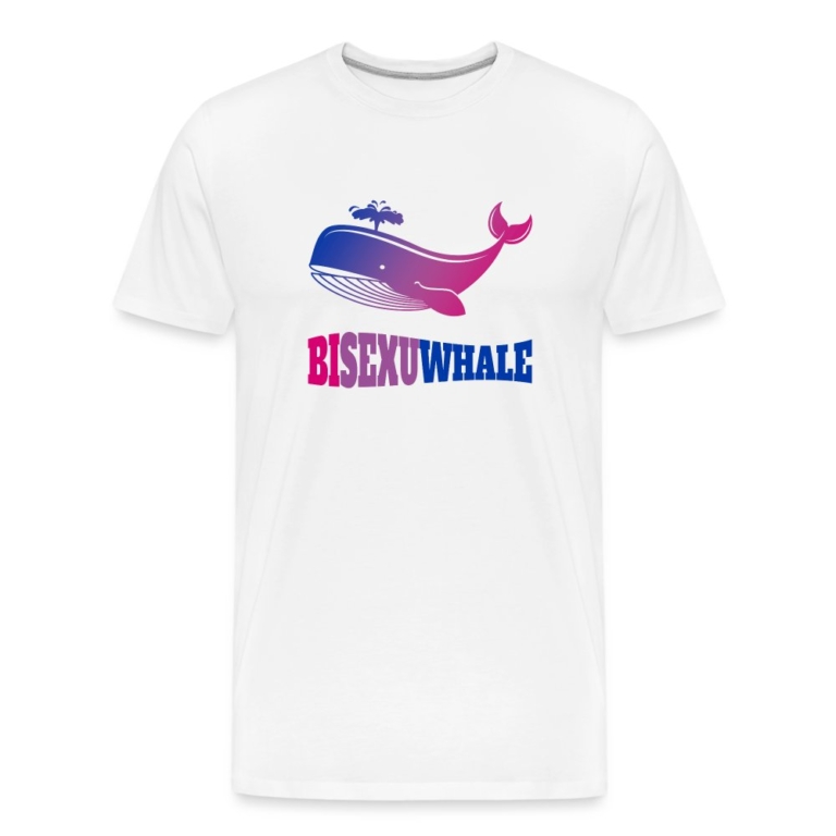 bisexuwhale-maenner-premium-bio-t-shirt-weiss