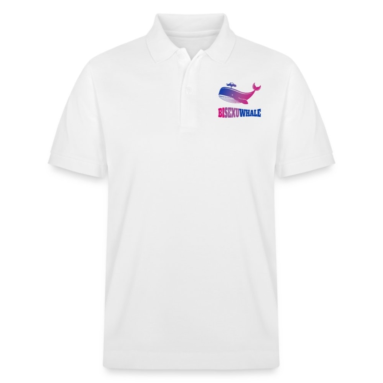 bisexuwhale-stanleystella-unisex-bio-poloshirt-prepster-weiss