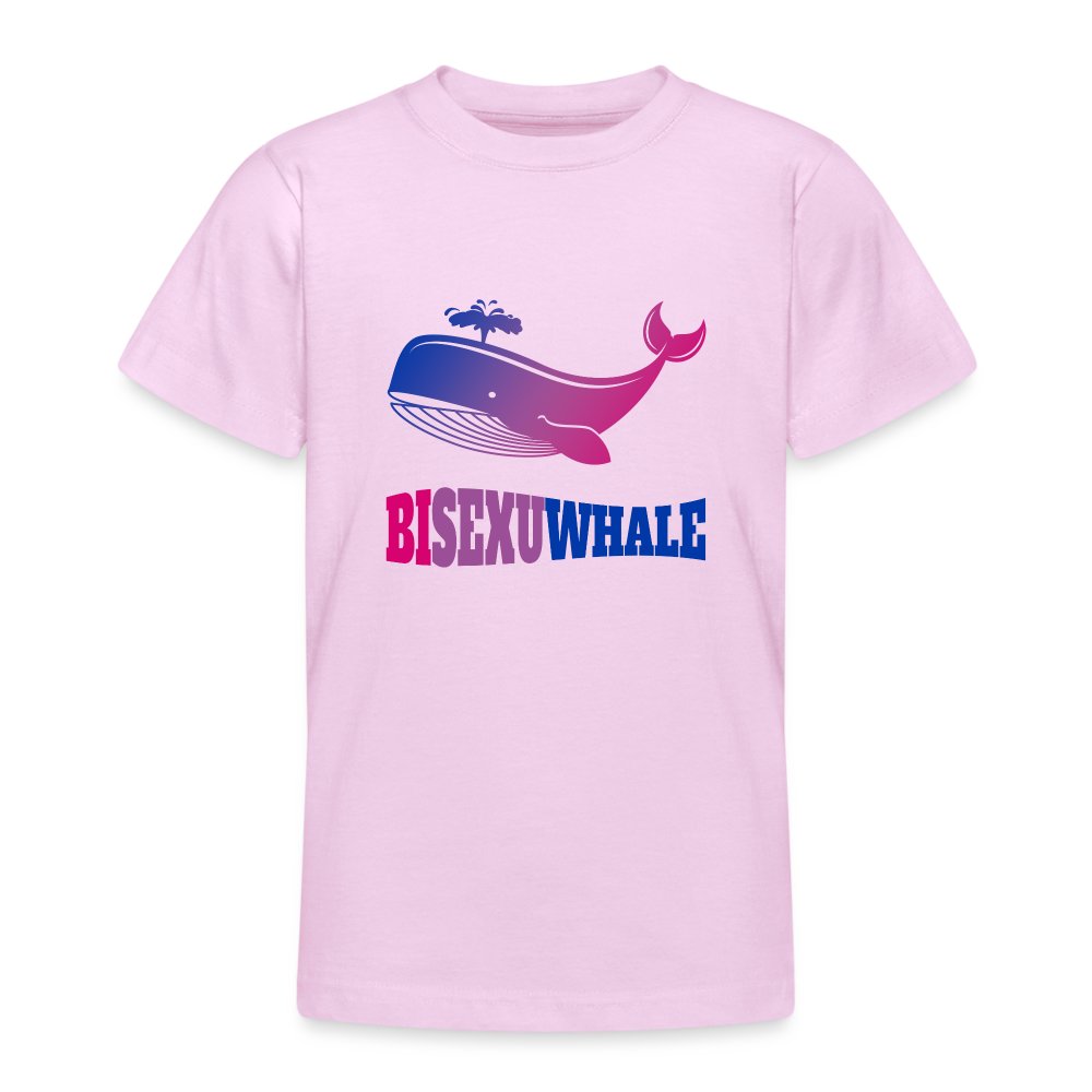 Bisexuwhale - Teenager T-Shirt Hellrosa