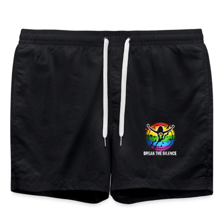 break-the-silence-badeshorts-schwarz