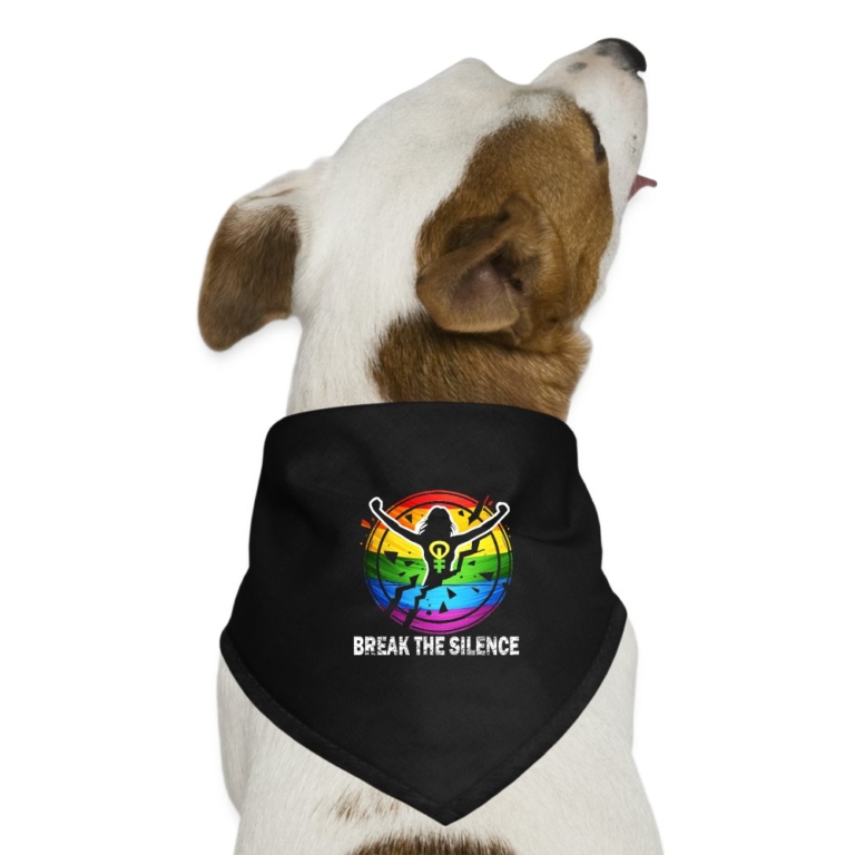 break-the-silence-hunde-bandana-schwarz