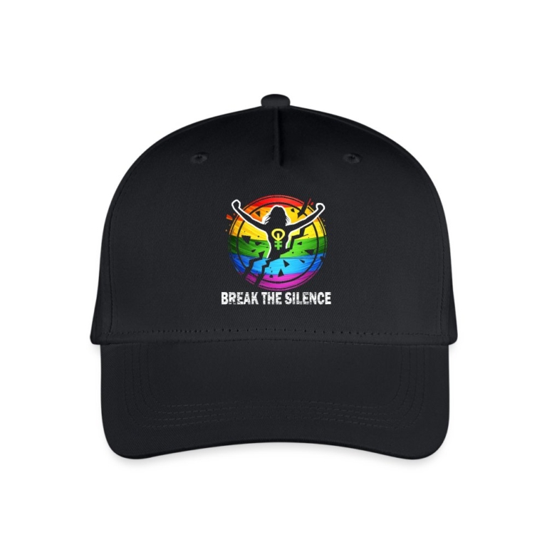 break-the-silence-kinder-bio-basecap-schwarz