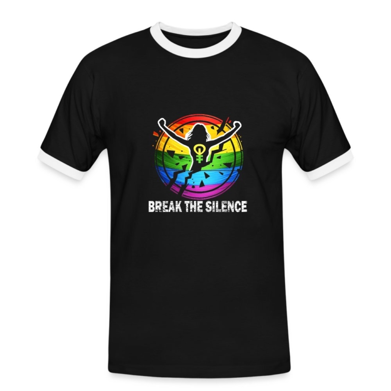 break-the-silence-maenner-kontrast-t-shirt-schwarz-weiss