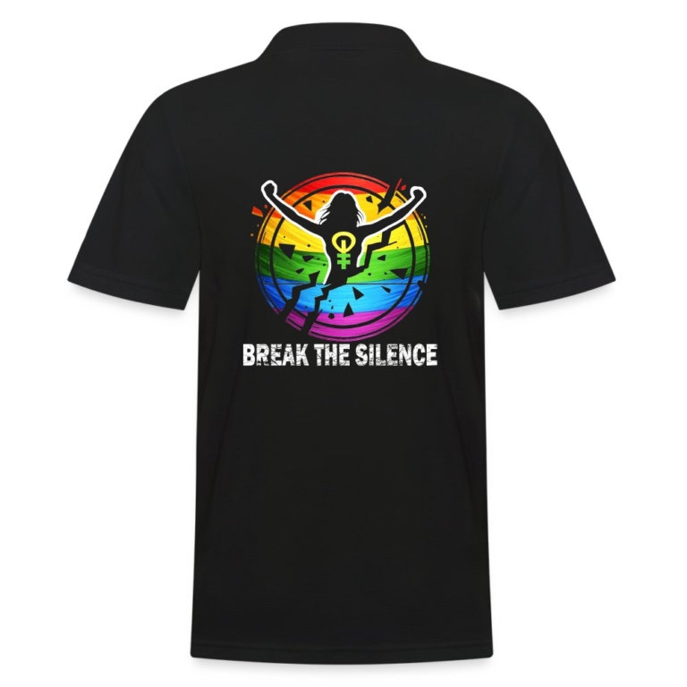 break-the-silence-maenner-poloshirt-schwarz