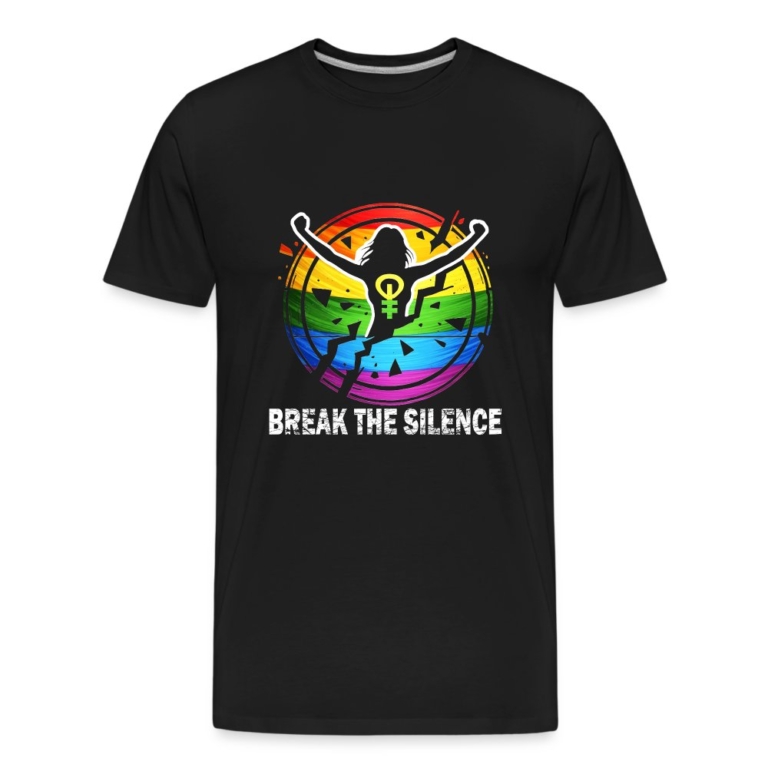 break-the-silence-maenner-premium-bio-t-shirt-schwarz
