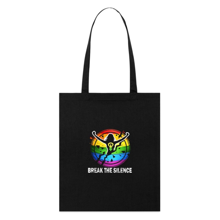 break-the-silence-stanleystella-bio-stoffbeutel-schwarz