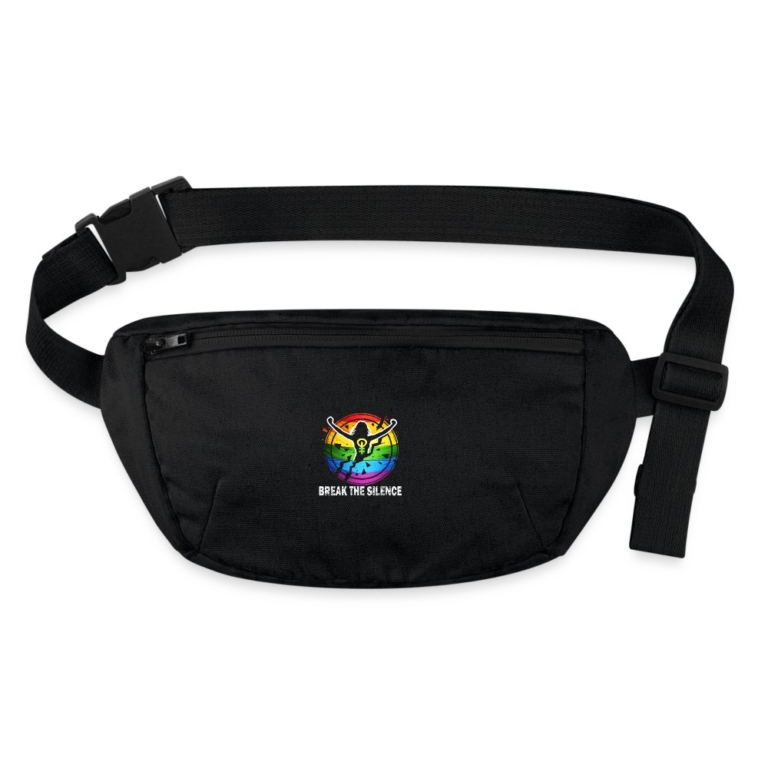 break-the-silence-stanleystella-recycelte-guerteltasche-schwarz