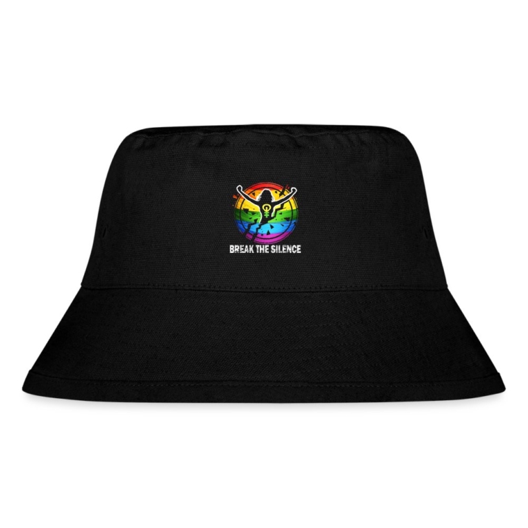 break-the-silence-stanleystella-recycelter-bucket-hat-schwarz