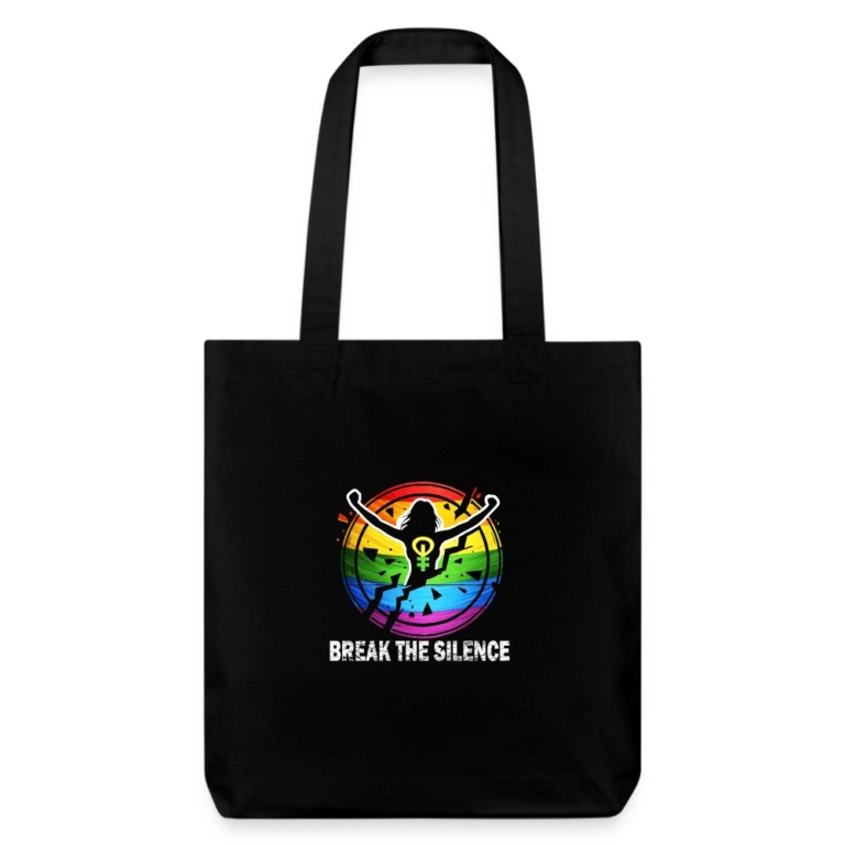 break-the-silence-stanleystella-recycelter-heavyweight-stoffbeutel-schwarz
