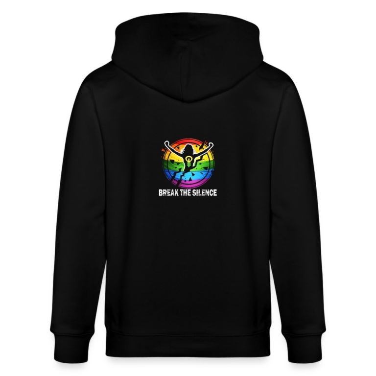 break-the-silence-stanleystella-unisex-bio-kapuzenjacke-cultivator-schwarz