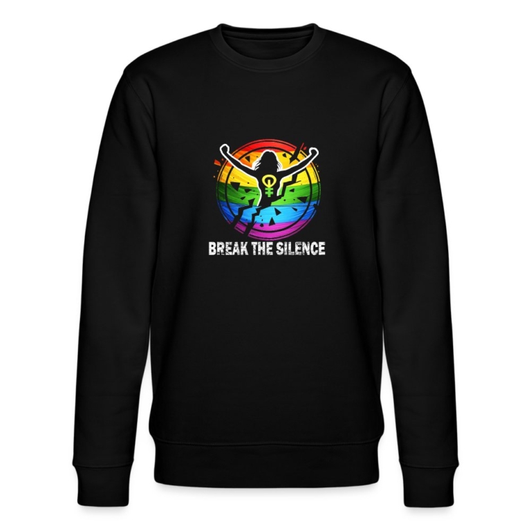 break-the-silence-stanleystella-unisex-bio-sweatshirt-changer-schwarz