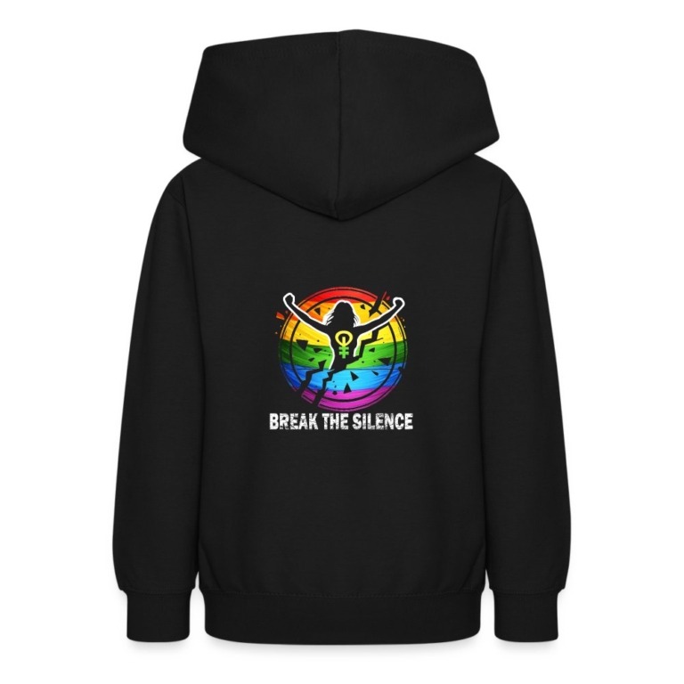 break-the-silence-teenager-hoodie-schwarz