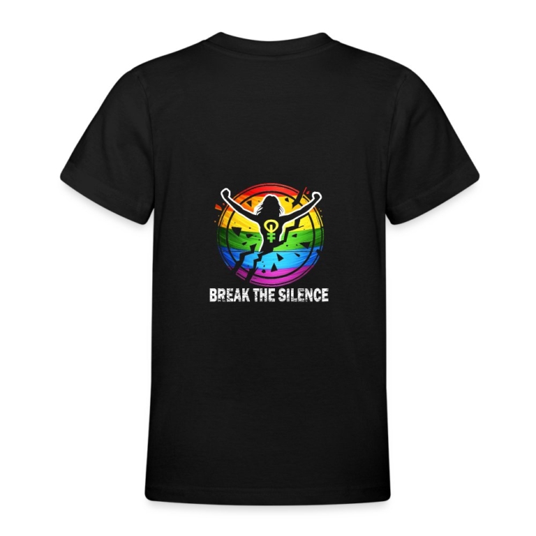 break-the-silence-teenager-t-shirt-schwarz