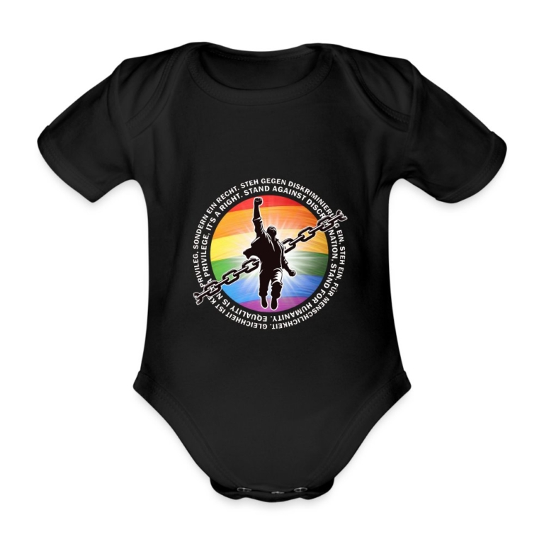 breaking-chains-for-equality-baby-bio-kurzarm-body-schwarz