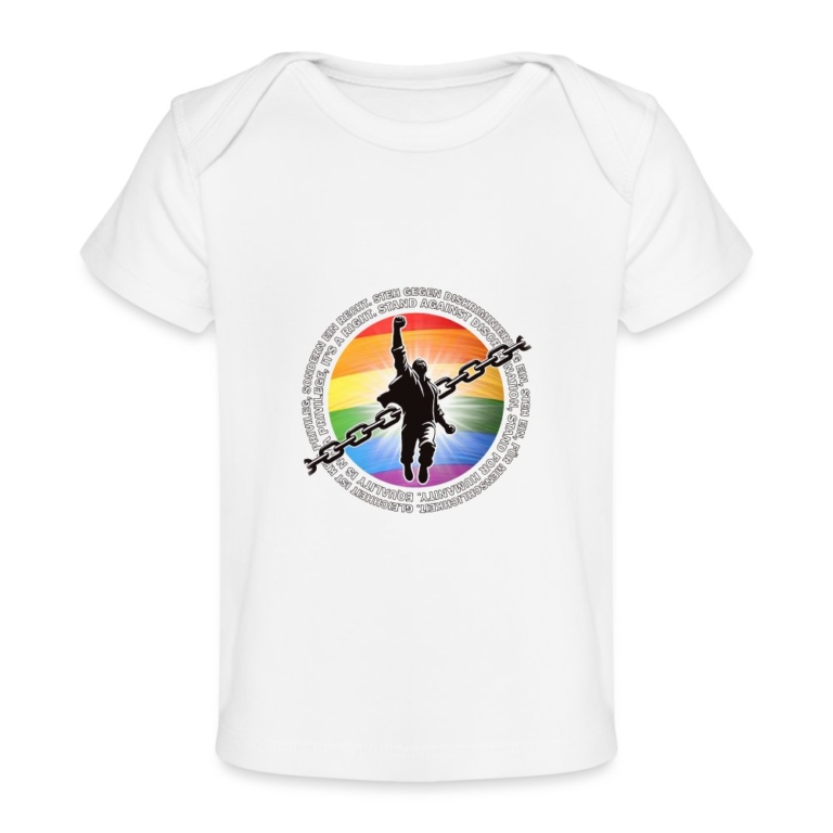 breaking-chains-for-equality-baby-bio-t-shirt-weiss