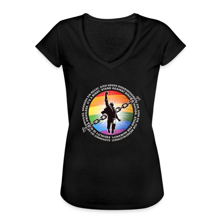 breaking-chains-for-equality-frauen-vintage-t-shirt-schwarz