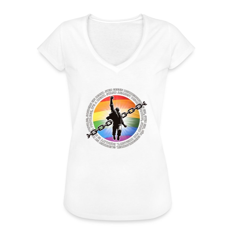 breaking-chains-for-equality-frauen-vintage-t-shirt-weiss