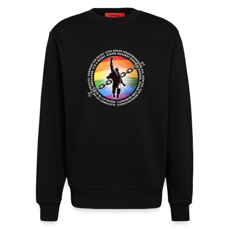 breaking-chains-for-equality-heavyweight-oversized-organic-crew-neck-made-in-eu-solid-black