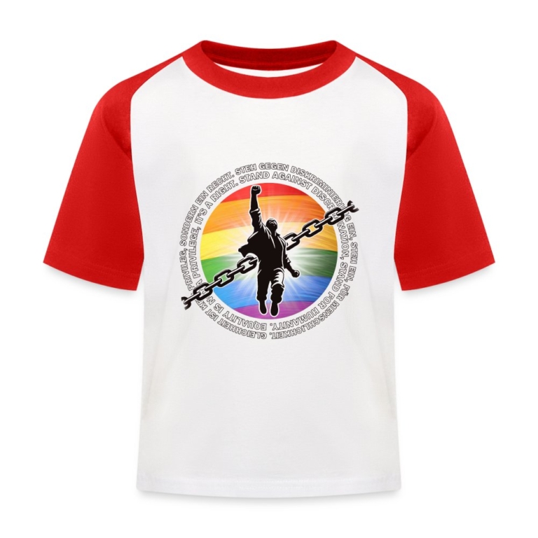 breaking-chains-for-equality-kinder-baseball-t-shirt-weiss-rot