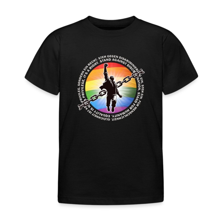 breaking-chains-for-equality-kinder-t-shirt-schwarz