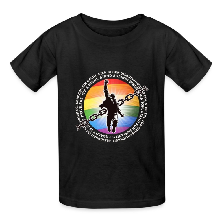 breaking-chains-for-equality-kinder-t-shirt-von-russell-schwarz