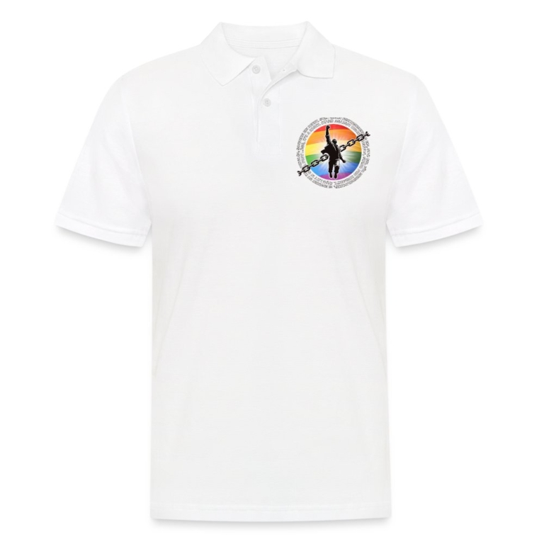 breaking-chains-for-equality-maenner-poloshirt-weiss
