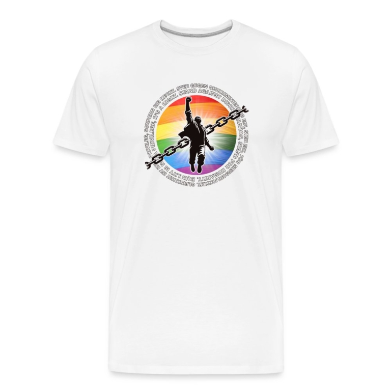 breaking-chains-for-equality-maenner-premium-bio-t-shirt-weiss
