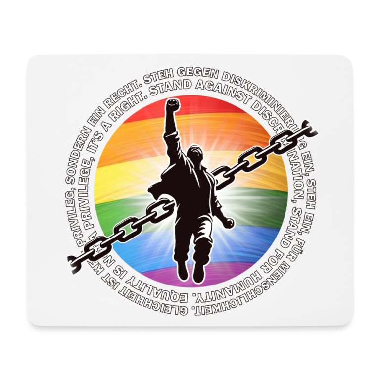 breaking-chains-for-equality-mousepad-querformat-weiss