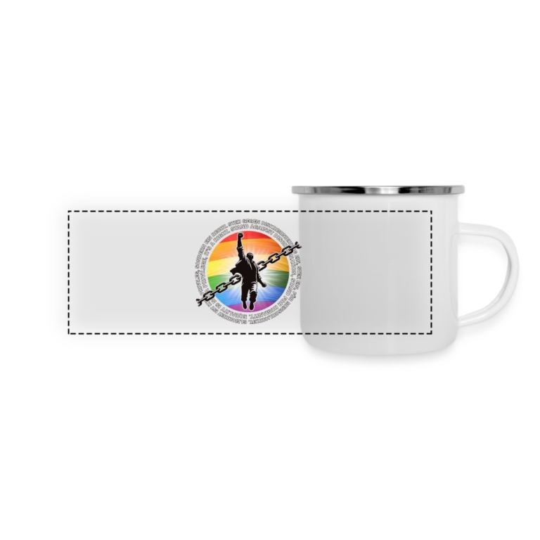 breaking-chains-for-equality-panorama-emaille-tasse-weiss