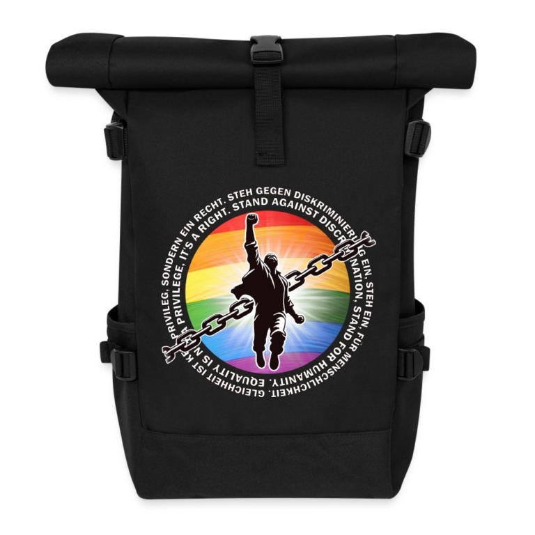 breaking-chains-for-equality-rolltop-rucksack-schwarz
