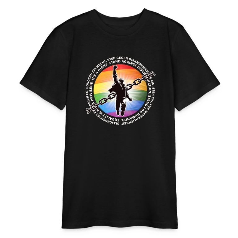 breaking-chains-for-equality-stanleystella-bio-teenager-t-shirt-mini-creator-schwarz