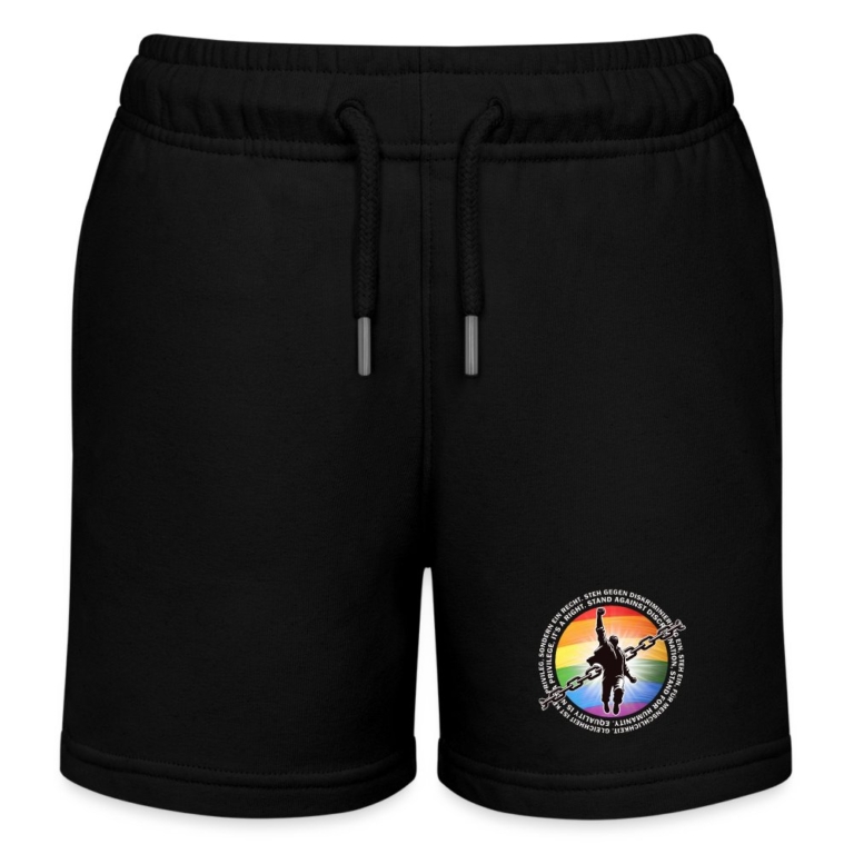breaking-chains-for-equality-stanleystella-kinder-bio-joggingshorts-mini-bolter-schwarz