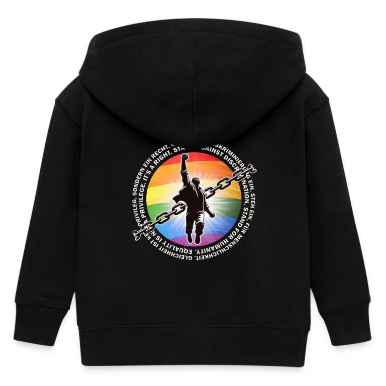 breaking-chains-for-equality-stanleystella-mini-cultivator-bio-kinder-kapuzenjacke-schwarz