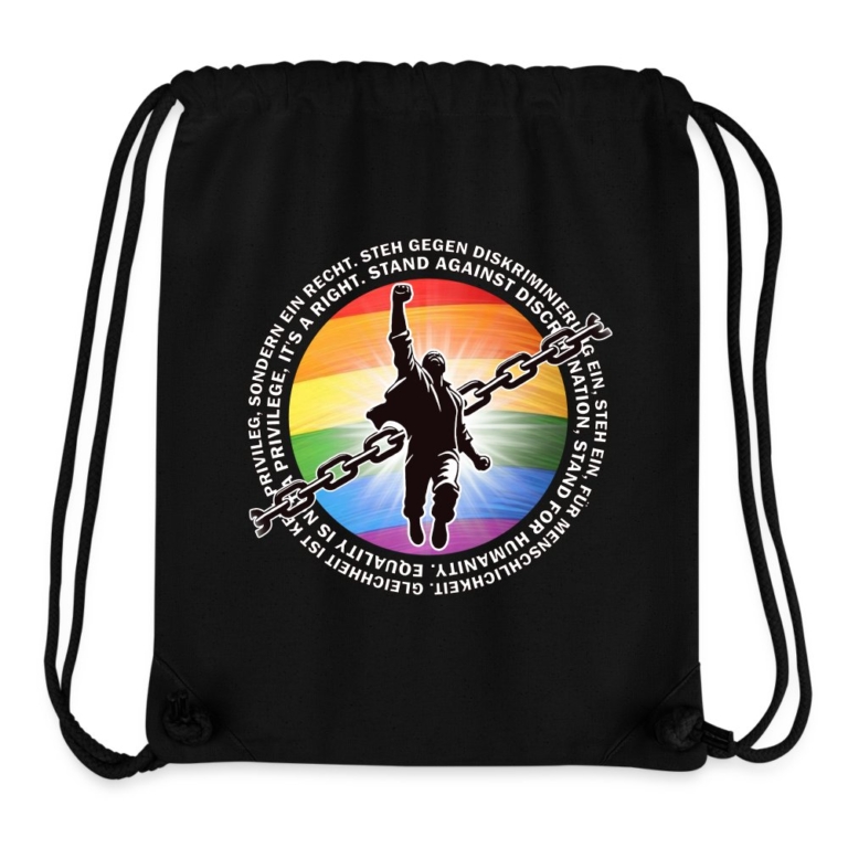 breaking-chains-for-equality-stanleystella-recycelter-gym-bag-schwarz