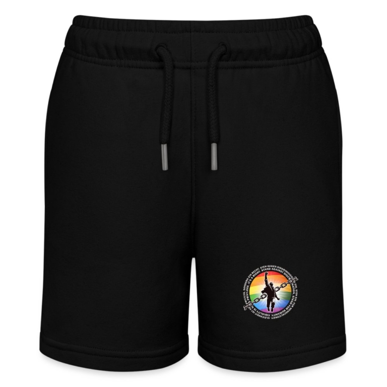 breaking-chains-for-equality-stanleystella-teenager-bio-joggingshorts-mini-bolter-schwarz