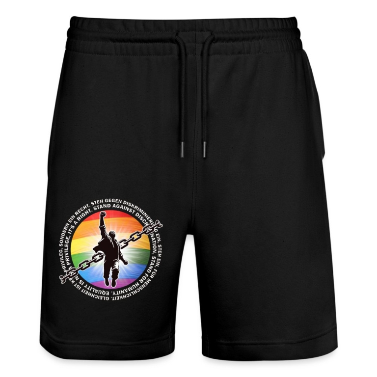 breaking-chains-for-equality-stanleystella-unisex-bio-joggingshorts-trainer-schwarz