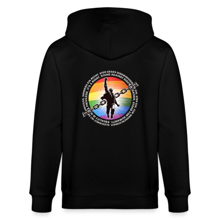 breaking-chains-for-equality-stanleystella-unisex-bio-kapuzenjacke-cultivator-schwarz