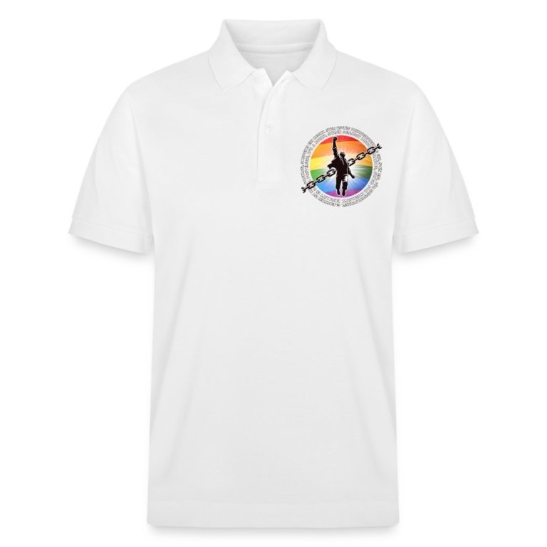 breaking-chains-for-equality-stanleystella-unisex-bio-poloshirt-prepster-weiss