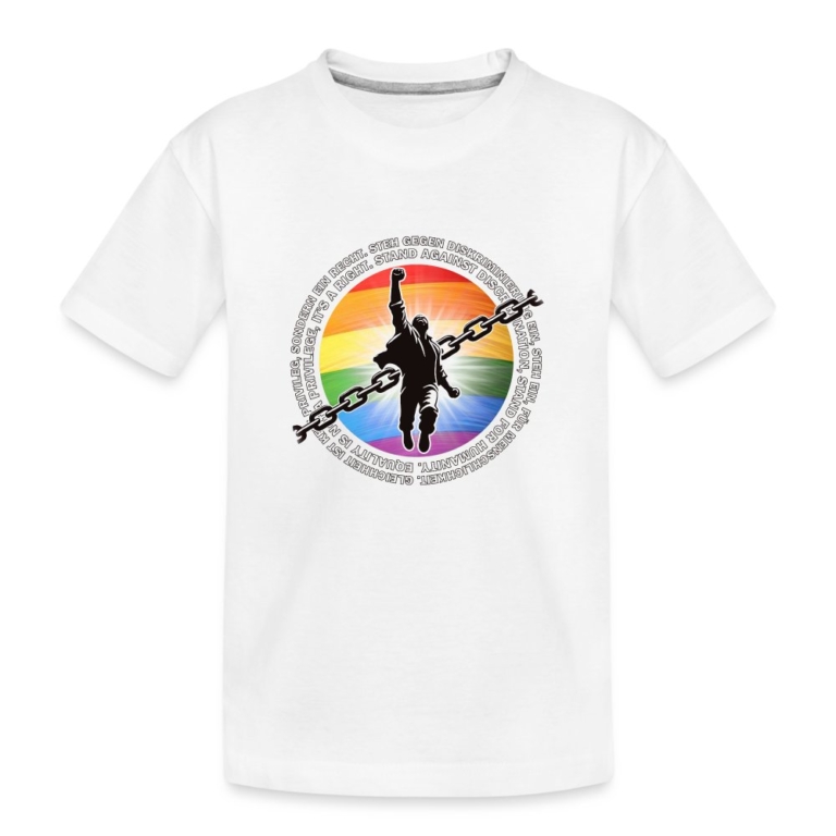 breaking-chains-for-equality-teenager-premium-bio-t-shirt-weiss