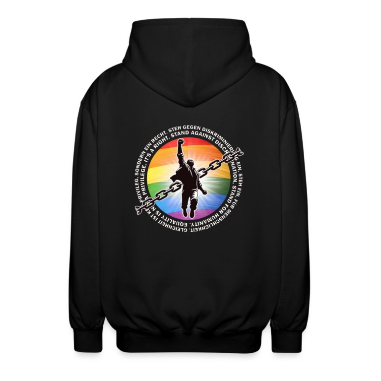 breaking-chains-for-equality-unisex-kapuzenjacke-schwarz
