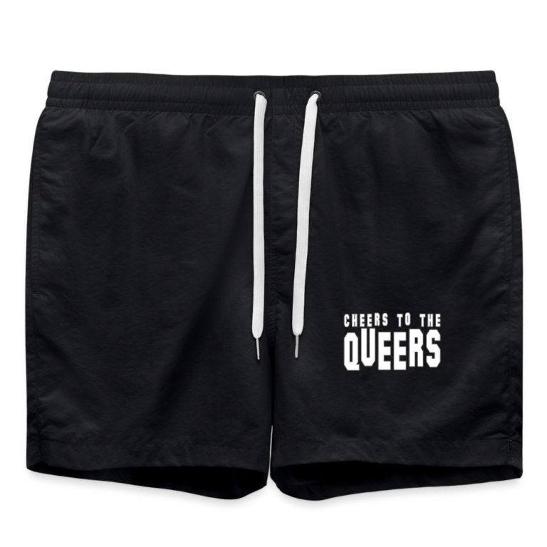 cheers-to-the-queers-badeshorts-schwarz