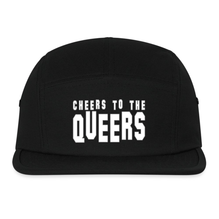 cheers-to-the-queers-canvas-camper-cap-schwarz