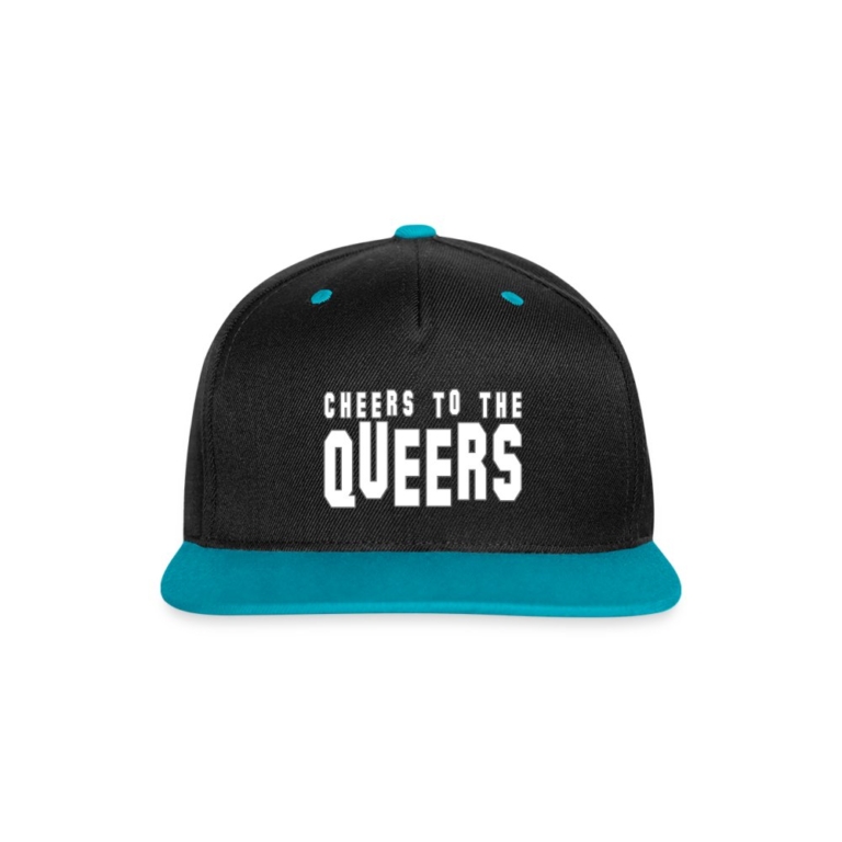 cheers-to-the-queers-kontrast-snapback-cap-schwarz-tuerkis