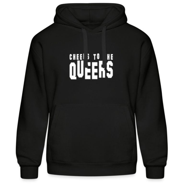 cheers-to-the-queers-maenner-kapuzen-sweater-von-russell-schwarz