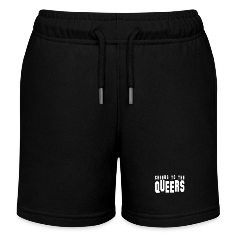 cheers-to-the-queers-stanleystella-kinder-bio-joggingshorts-mini-bolter-schwarz