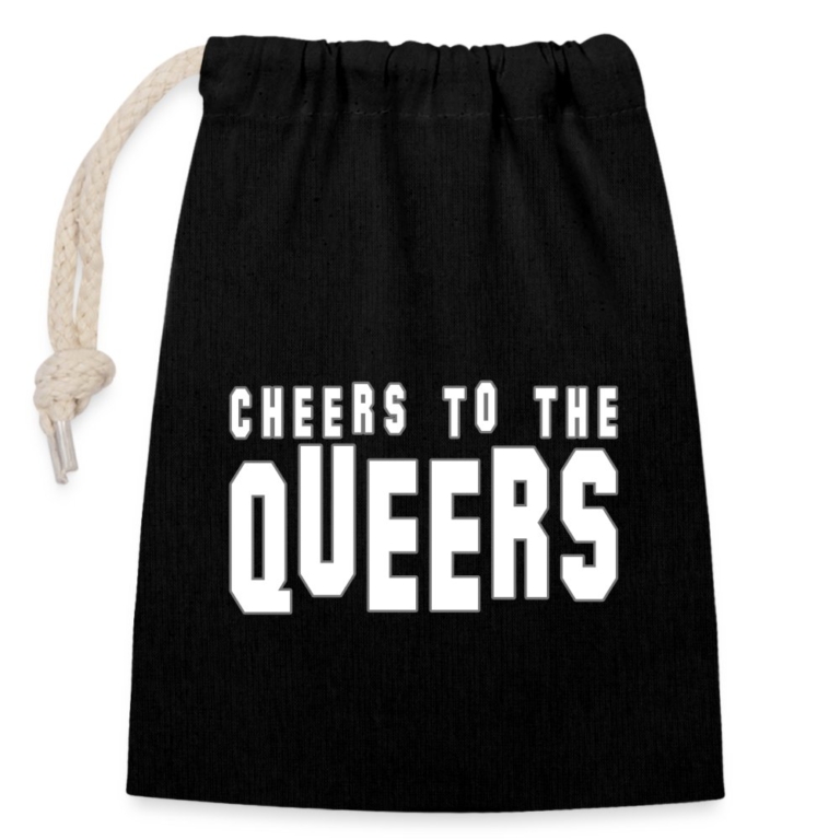 cheers-to-the-queers-verschliessbarer-geschenkbeutel-aus-baumwolle-14x20cm-schwarz