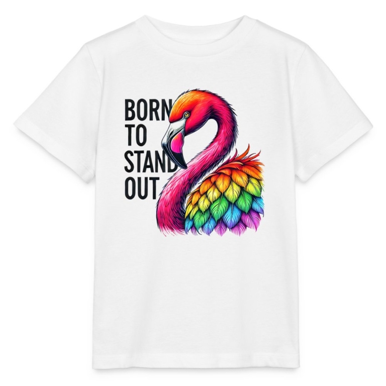 flamingo-in-pride-farben-stanleystella-kinder-t-shirt-mini-creator-weiss