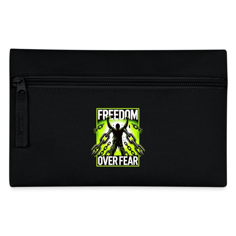 freedom-over-fear-federtasche-schwarz